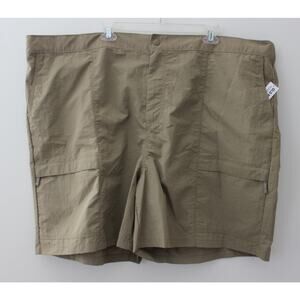 Old Navy Mens Tech Hybrid Cargo Shorts BIRCH LEAF Size XXXXL NWT